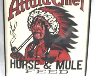 8374 - Atlanta Chief Framed Feed Bag - 21" x 32"
