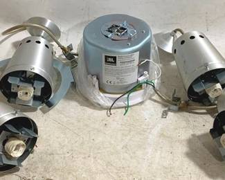 3357 - JBL Ceiling Loudspeaker & 4 Pendant lights 7 x 9 - light fixtures You are buying a used as-is electric/electronic item. We do not guarantee all components are present and if it is not expressly stated, it is untested.
