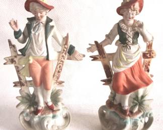 7175 - Pair Occupied Japan 11" Figures
