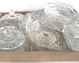 8049 - Lot of Assorted Glass Items
