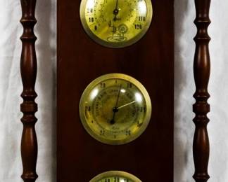 36 - Vintage Wall Barometer 20x10 You are buying a used as-is item. We do not guarantee all components are present, and if it is not expressly stated, it is untested.
