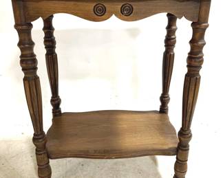 3135 - Vintage Side Table - 26" x 22" x 14"
