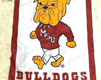 3369 - MSU Bulldogs Nylon Flag 42 x 36
