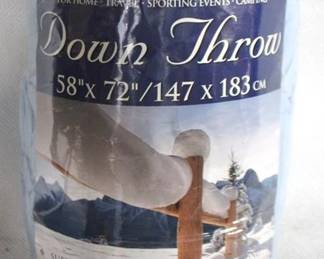 7670 - Down Throw - 58" x 72"