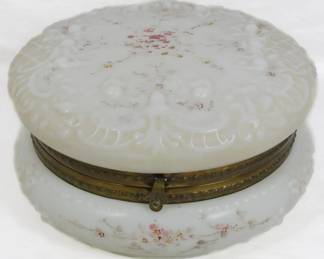 142 - Wave Crest Hand Painted Dresser Box 4x7"