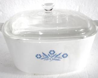 8192 - Corning Dish w/ Lid - 10" x 8" x 6"
