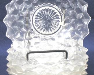 8563 - 8 Fostoria American Plates - 7.5 Round
