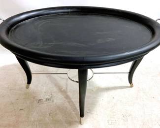 3124 - Alden Parkes Painted Table - as is - 22 x 39 x 26
