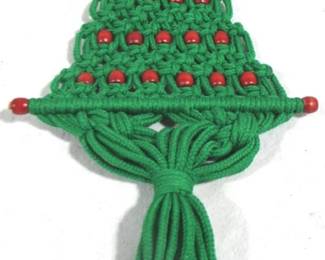 8385 - Macreme Wall Hanging - 28" x 11.5"
