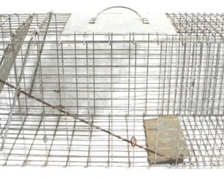 5235 - Metal Animal Trap - 32" x 10" x 14'
