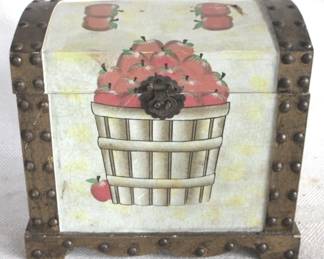 7956 - Wood Storage Box - 11 x 10 x 8
