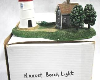 5205 - Danbury Mint Fire Island Lighthouse w/ Box
