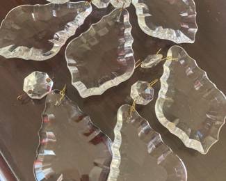 Beautiful cut glass prisms