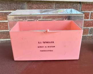 Vintage S. J. Tutag & Co. Detroit , MI 
Pharmaceutical Box  