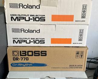 Boss BX-40
Roland MPU-105
Boss DR-770 
Kawai MX-4s
