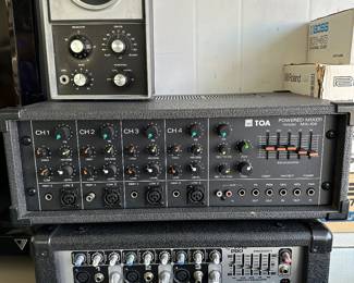 Conn Strobotuner
TOA MX 104 
Pyle Pro PMX 601