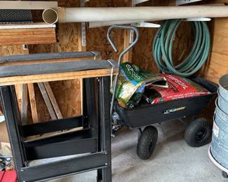 Pair of sawhorses
Gorilla Cart