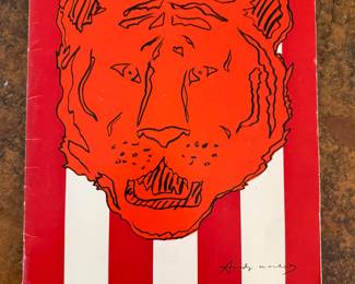 Andy Warhol designed program cover
