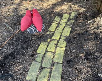 The wicked witch and yellow brick road