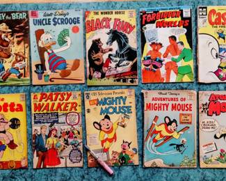 Vintage comic books