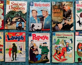 Vintage comic books
