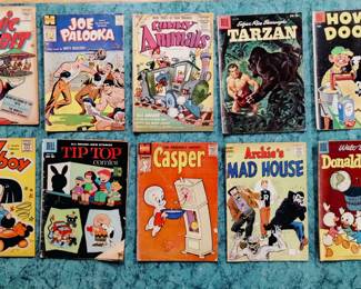 Vintage comic books
