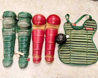 Vintage baseball (umpire/catcher) gear