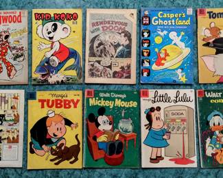 Vintage comic books