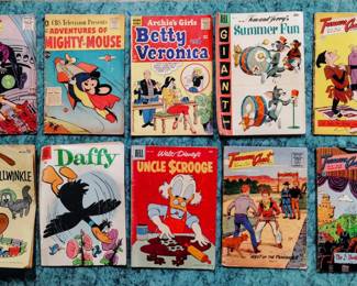 Vintage comic books