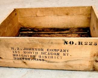 Vintage wooden crate