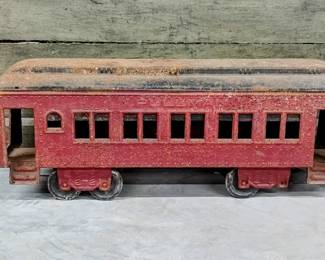 Antique tin train