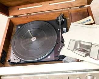 Sony HP-580 with Dual 1210 turntable