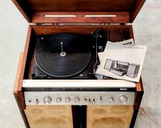 Sony HP-580 with Dual 1210 turntable