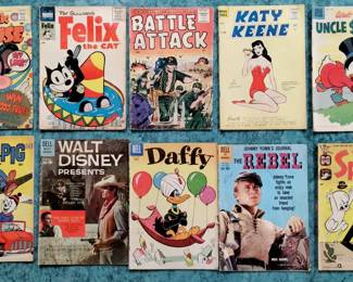 Vintage comic books