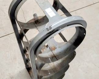 Vintage steel freon holder