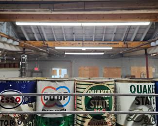 Antique and vintage cans