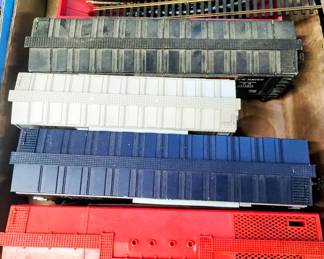 Vintage tin trains and cars