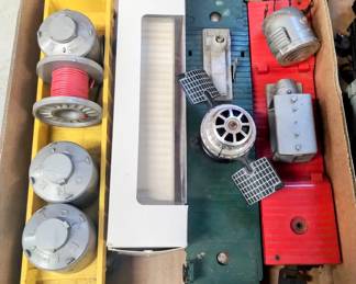 Vintage tin trains and cars