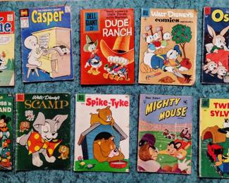 Vintage comic books