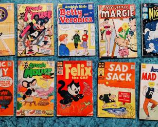 Vintage comic books