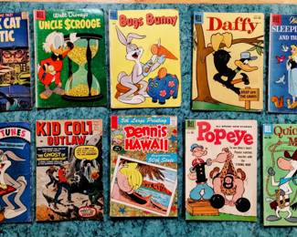 Vintage comic books