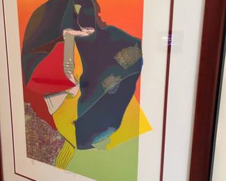 Sam Gilliam Signed Editioned Print