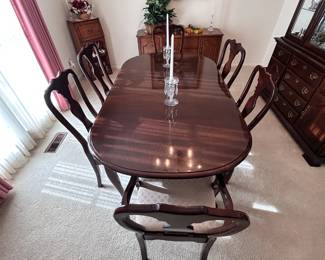 Kincaid Cherry Dining Table + 6 Chairs