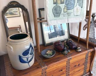 Antique cedar hope chest