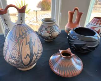 Mata Ortiz, Santa Clara + Laguna pottery