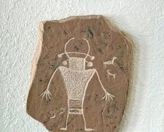 Etched rock/petroglyph replicas