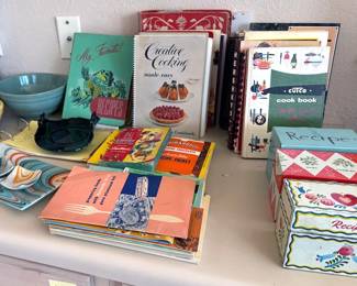 Vintage cookbooks
