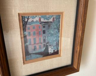 View of Beacon Street by George Luks