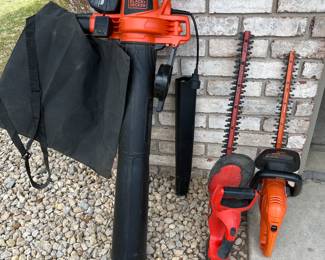Black and Decker Yard Tools