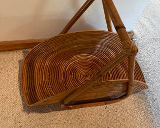 MCM Rattan Magazine Holder